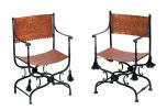 Pair of Arm Chairs by Morgan Colt