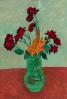 "Day Lily and Carnations" by Gershon Benjamin